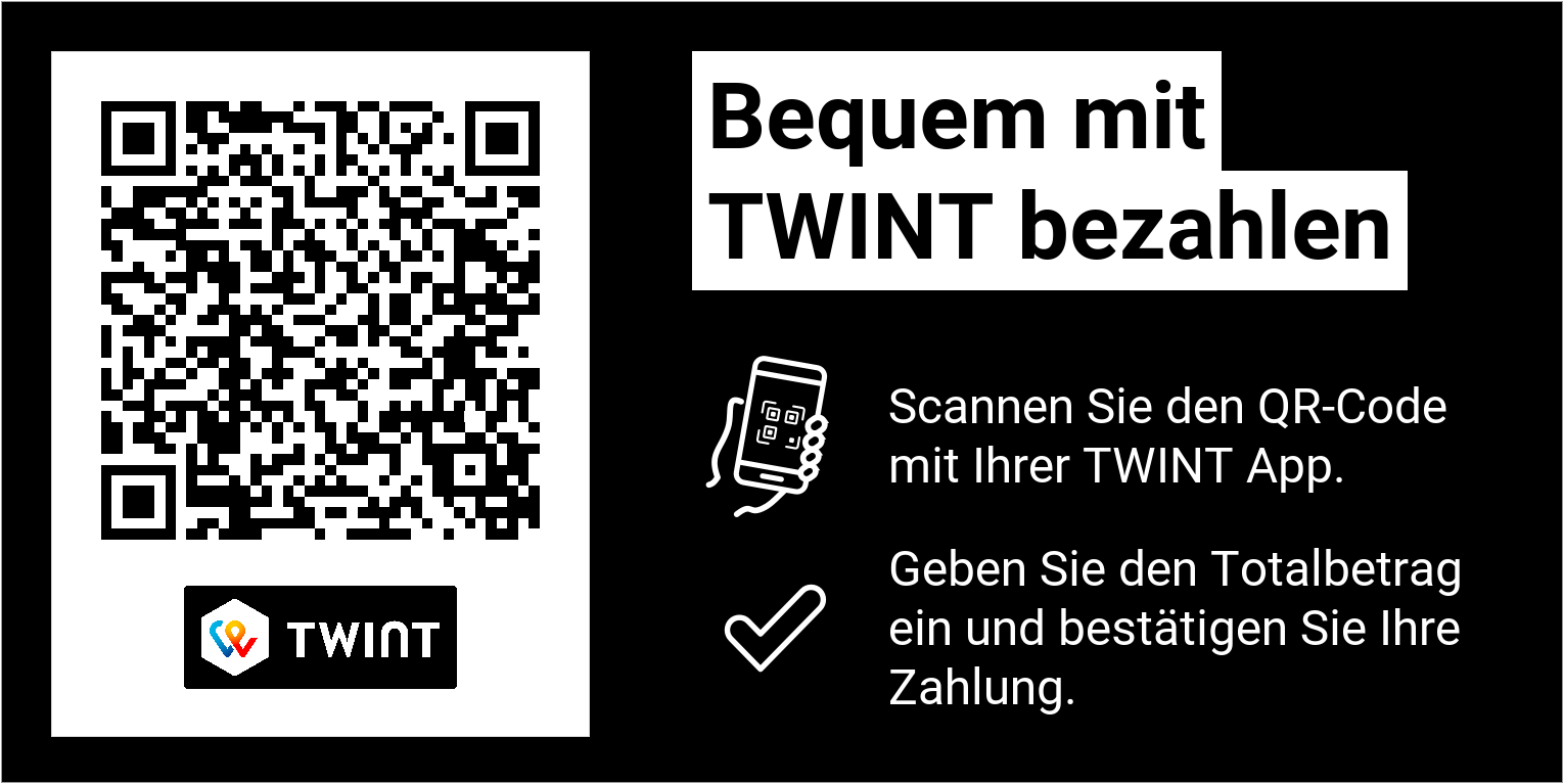 Mit TWINT bezahlen QR Code